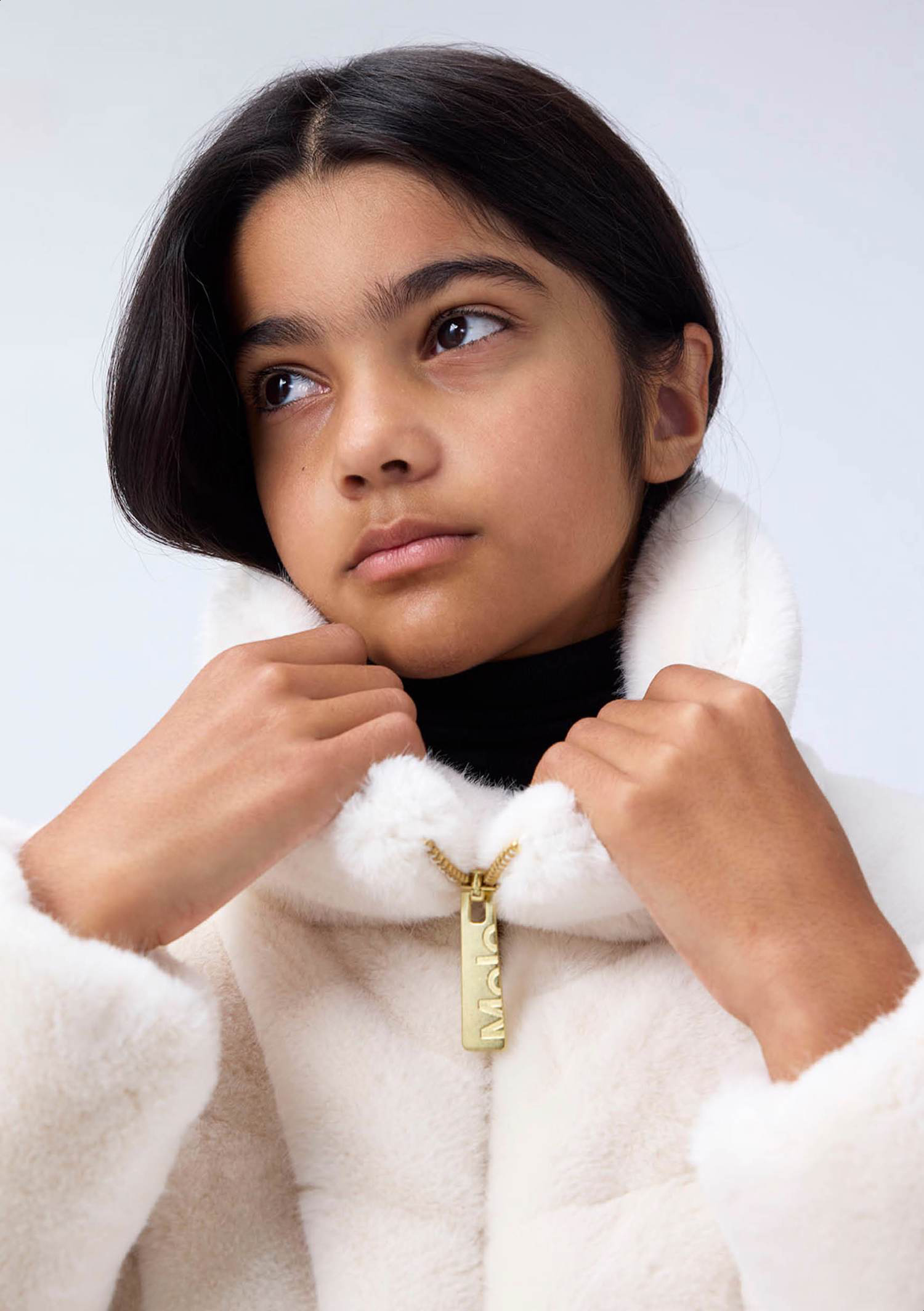 Havi 2 - Vanilla - Off-white jacket for children in soft