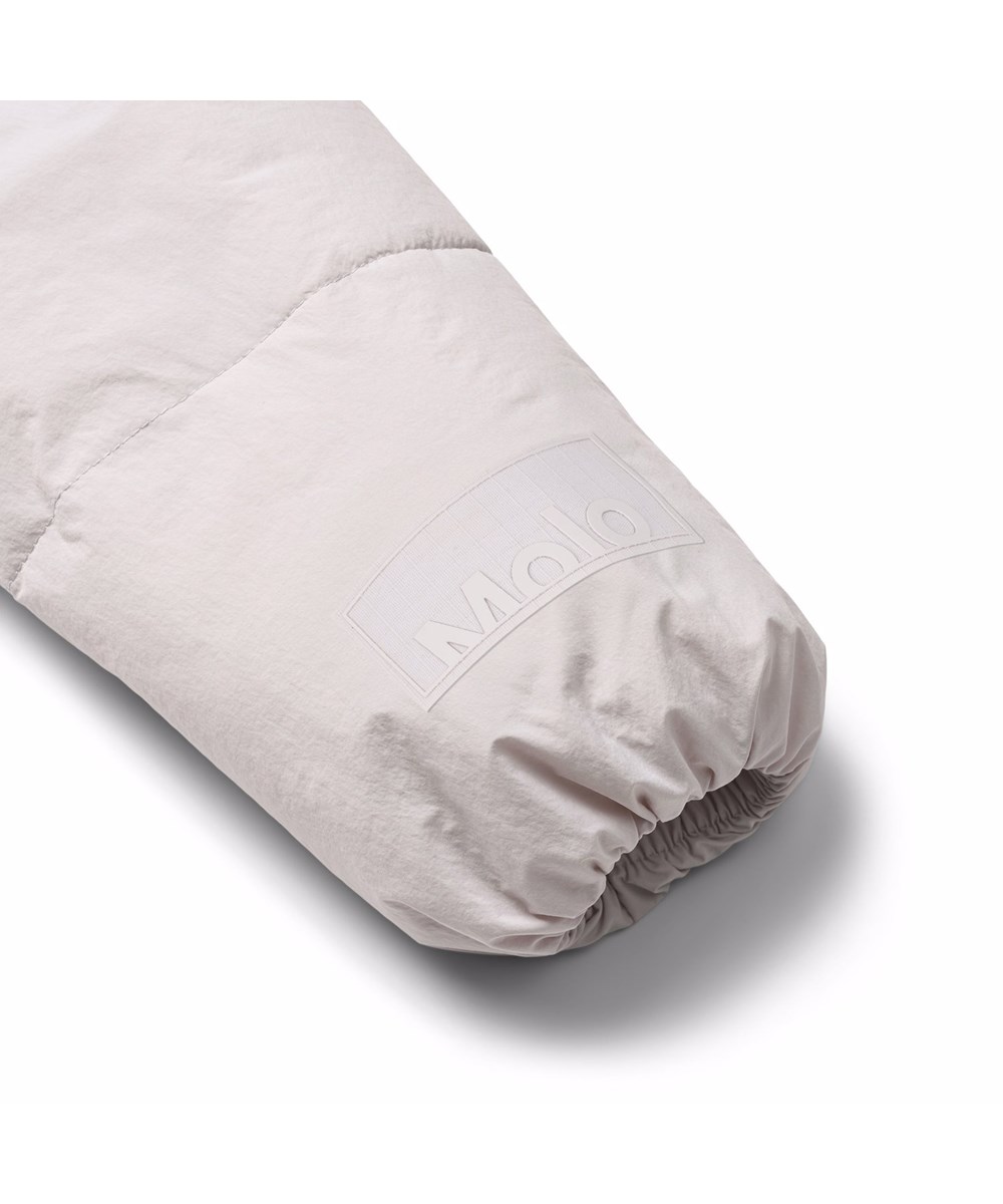 Hayden - Lilac Marble - Light water-repellent jacket for children made of recycled nylon and recycled polyester filling.