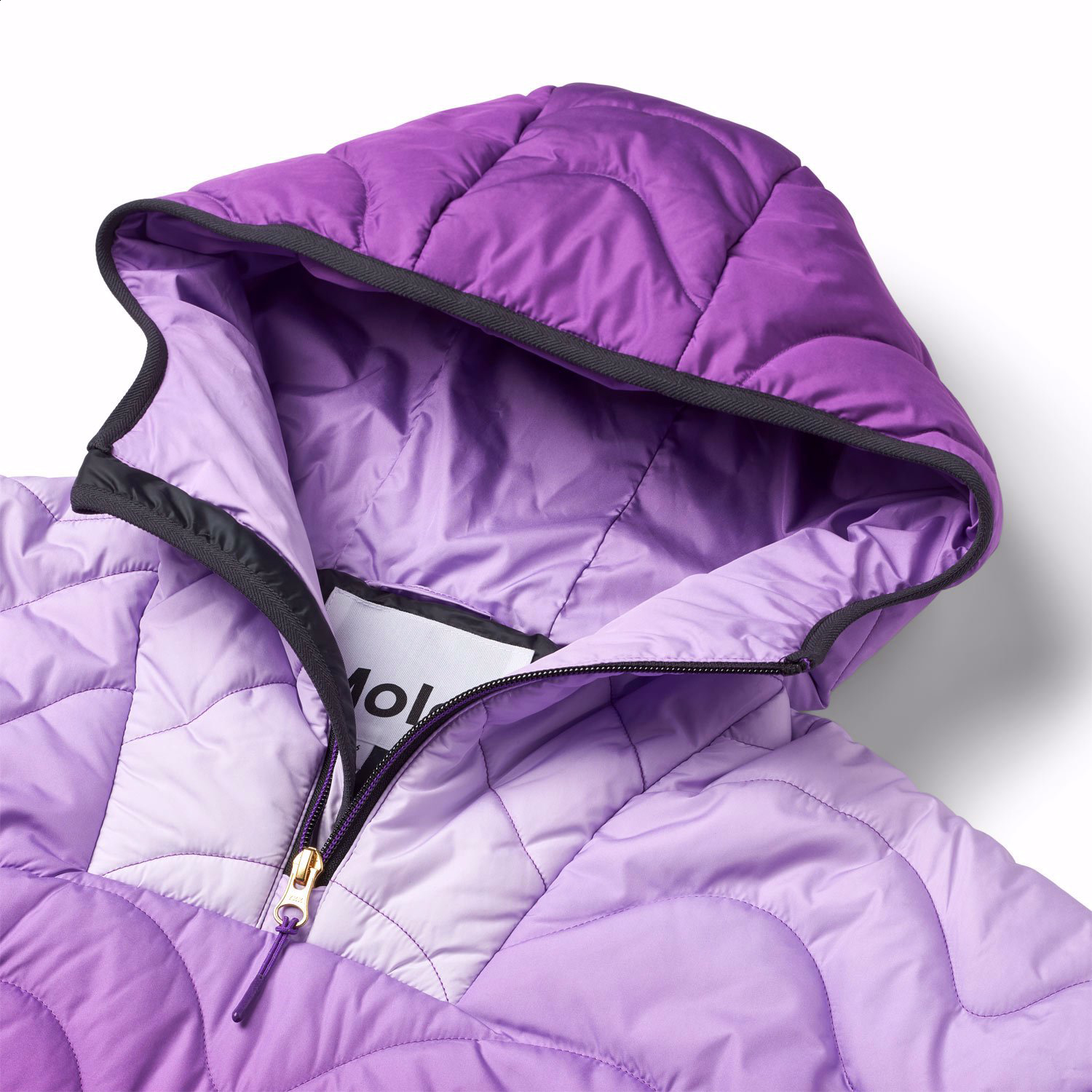 Haylee - Warm Purple - Water-repellent poncho for children