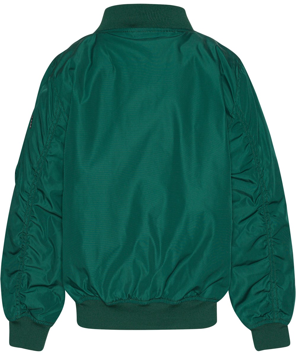 Heath - Fantasy Forest - Dark green bomber jacket with Space for All