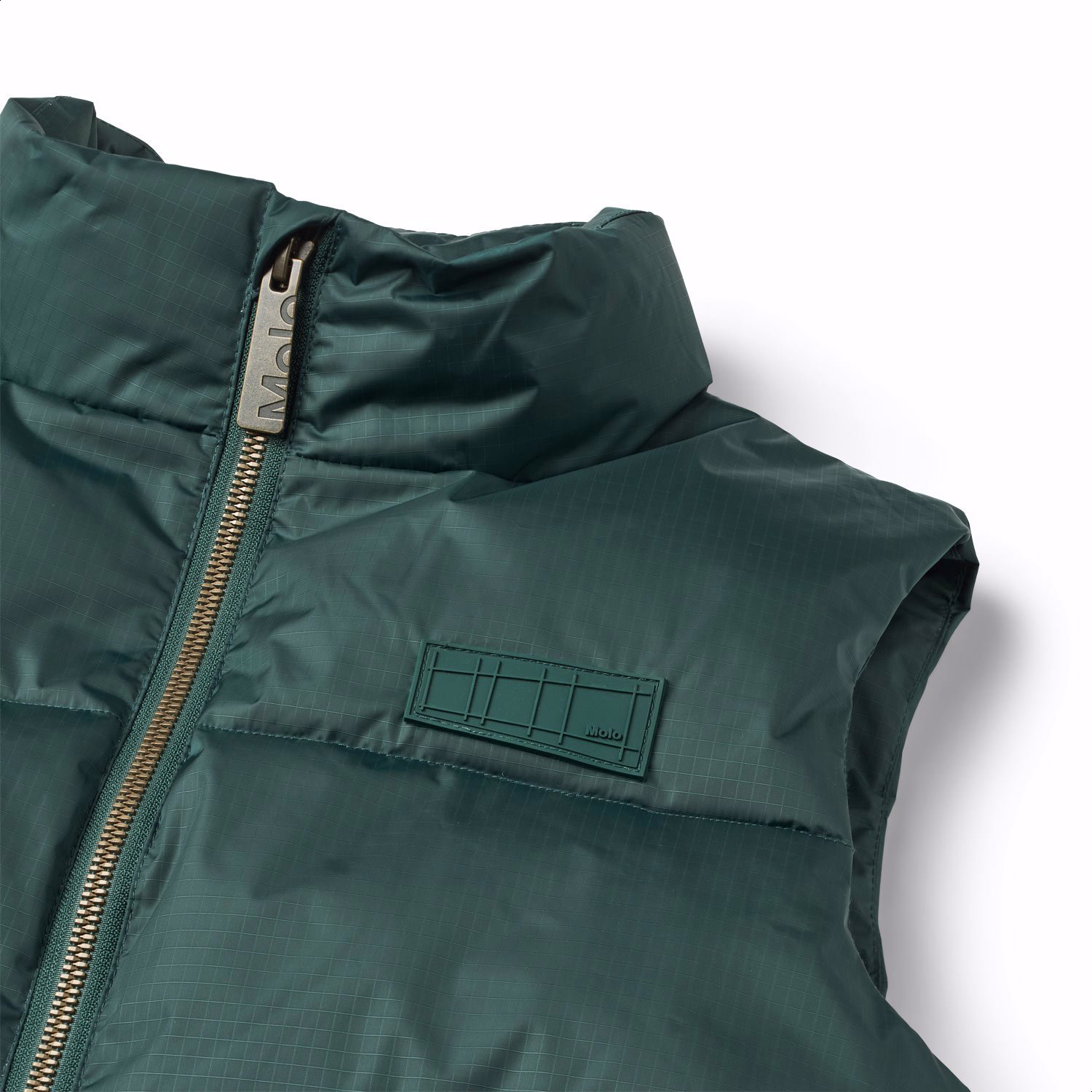 Heike - Ponderosa Pine - Petroleum green vest for children in