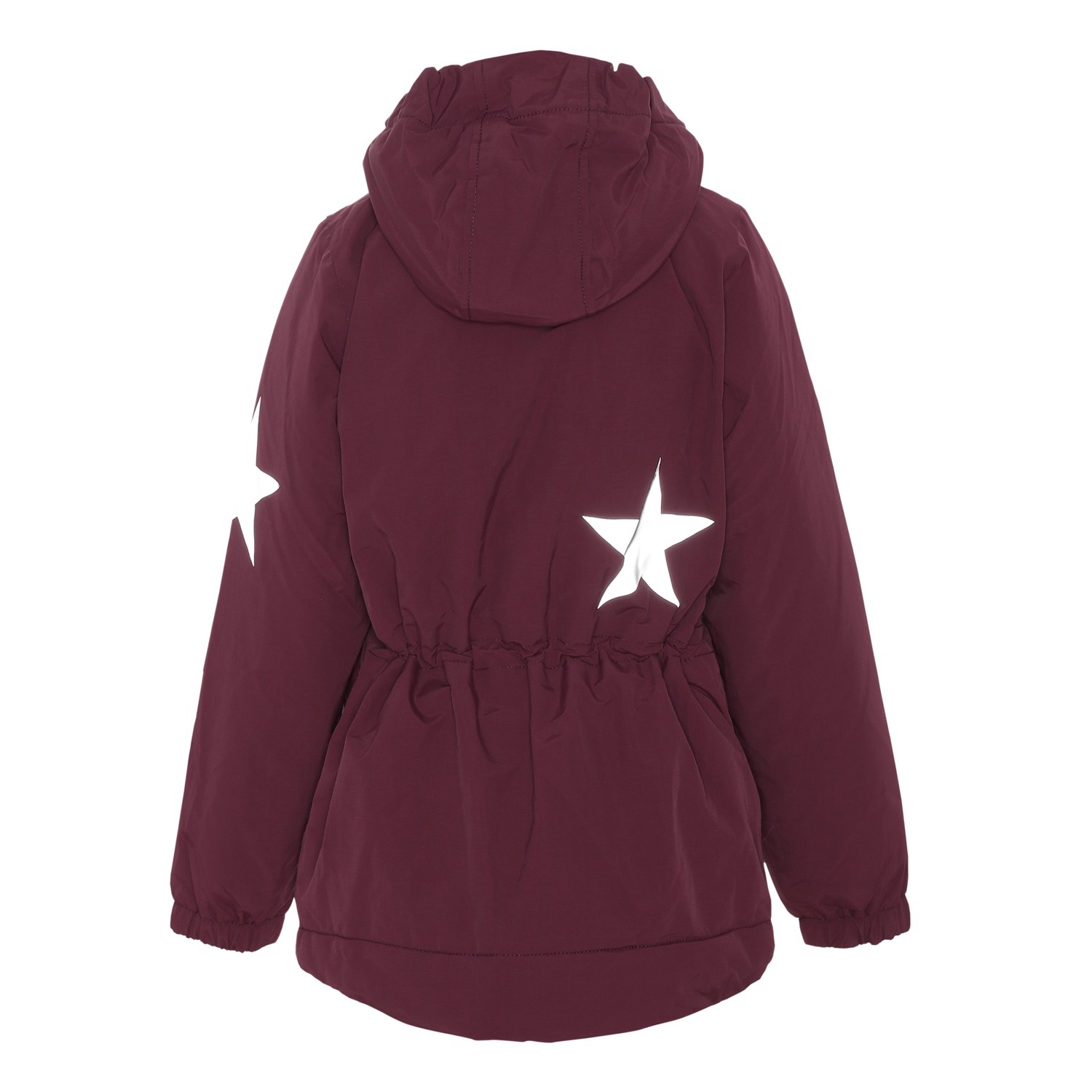 Heiko Tulip Red Recycled dark red unisex jacket waterproof Molo