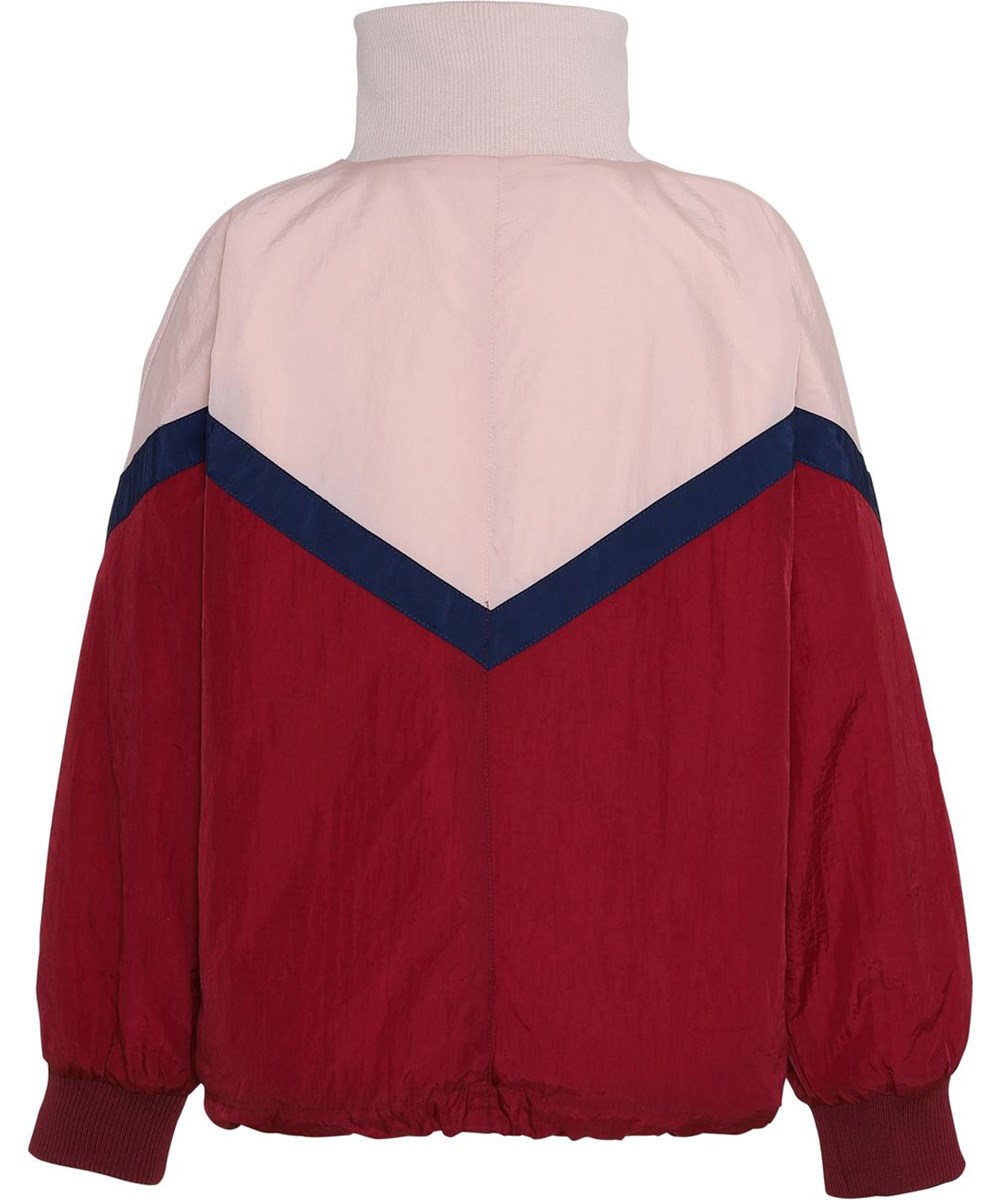 Helga - Sumak - Pink and dark red bomber jacket