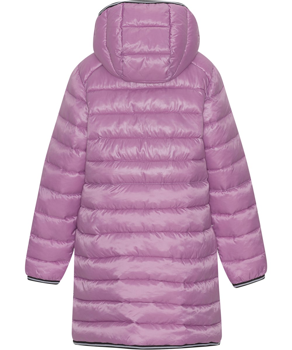 Helin - Purple Ray - Pink down coat with hood