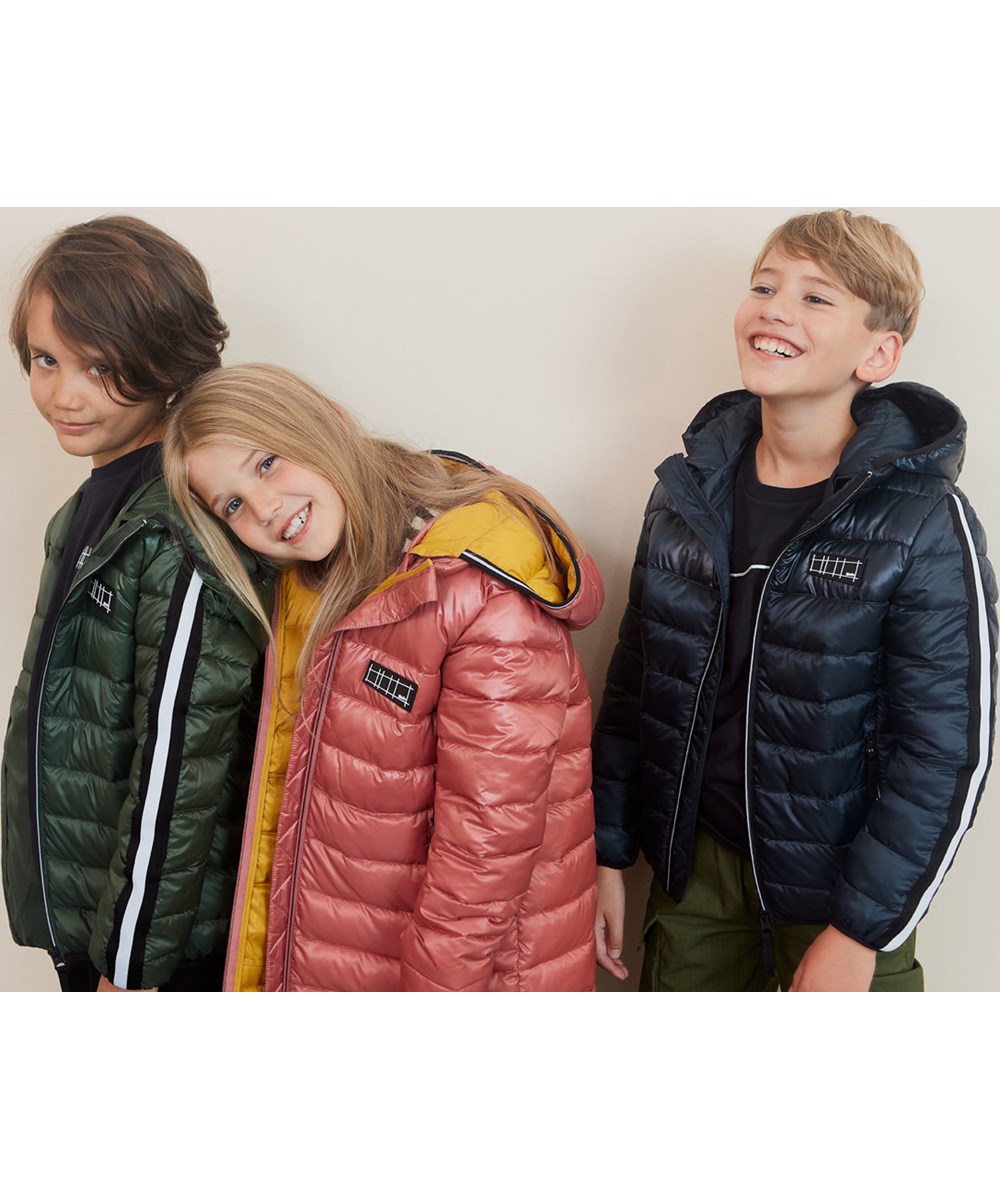 Helin - Maple - Long down coat in rose