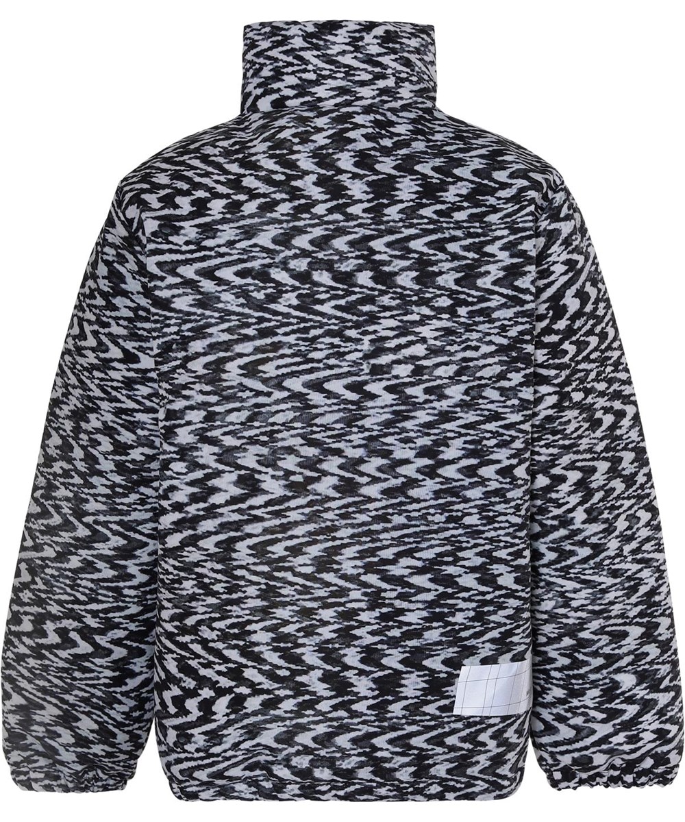 Helmuth - Interference - Recycled black and white print winter jacket