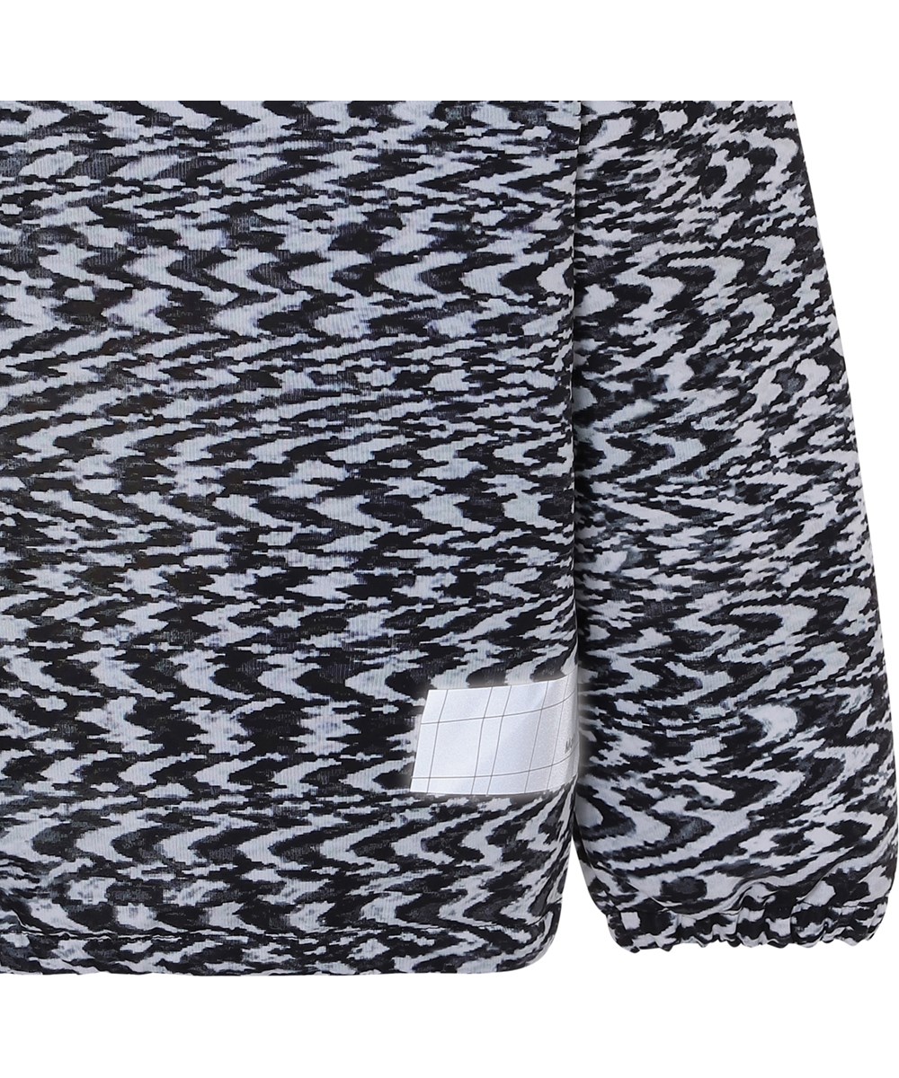 Helmuth - Interference - Recycled black and white print winter jacket