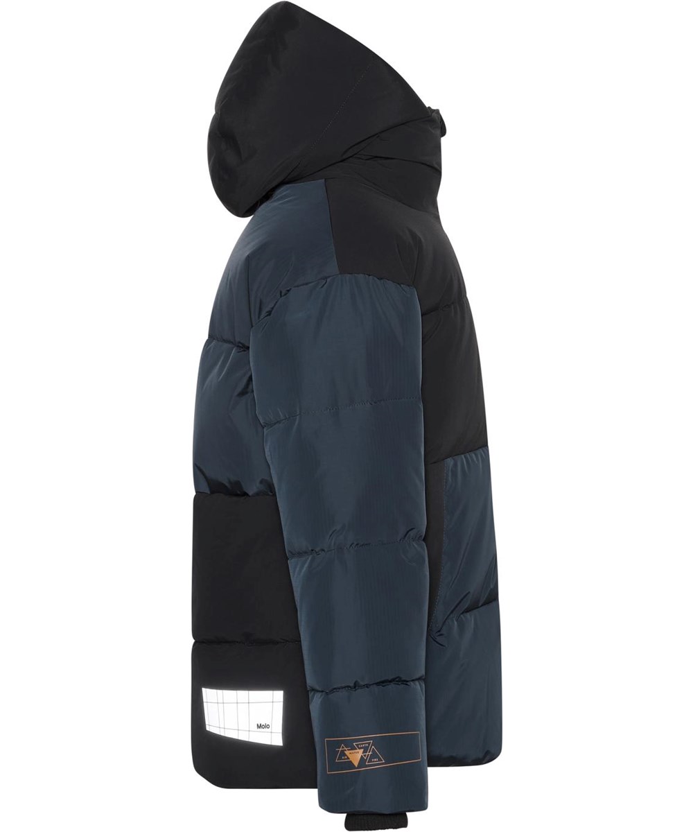 Hilo - Carbon - Green recycled down bomber jacket