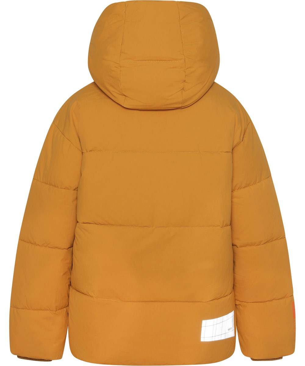 Hilo - Autumn Leaf - Recycled mustard coloured down winter jacket
