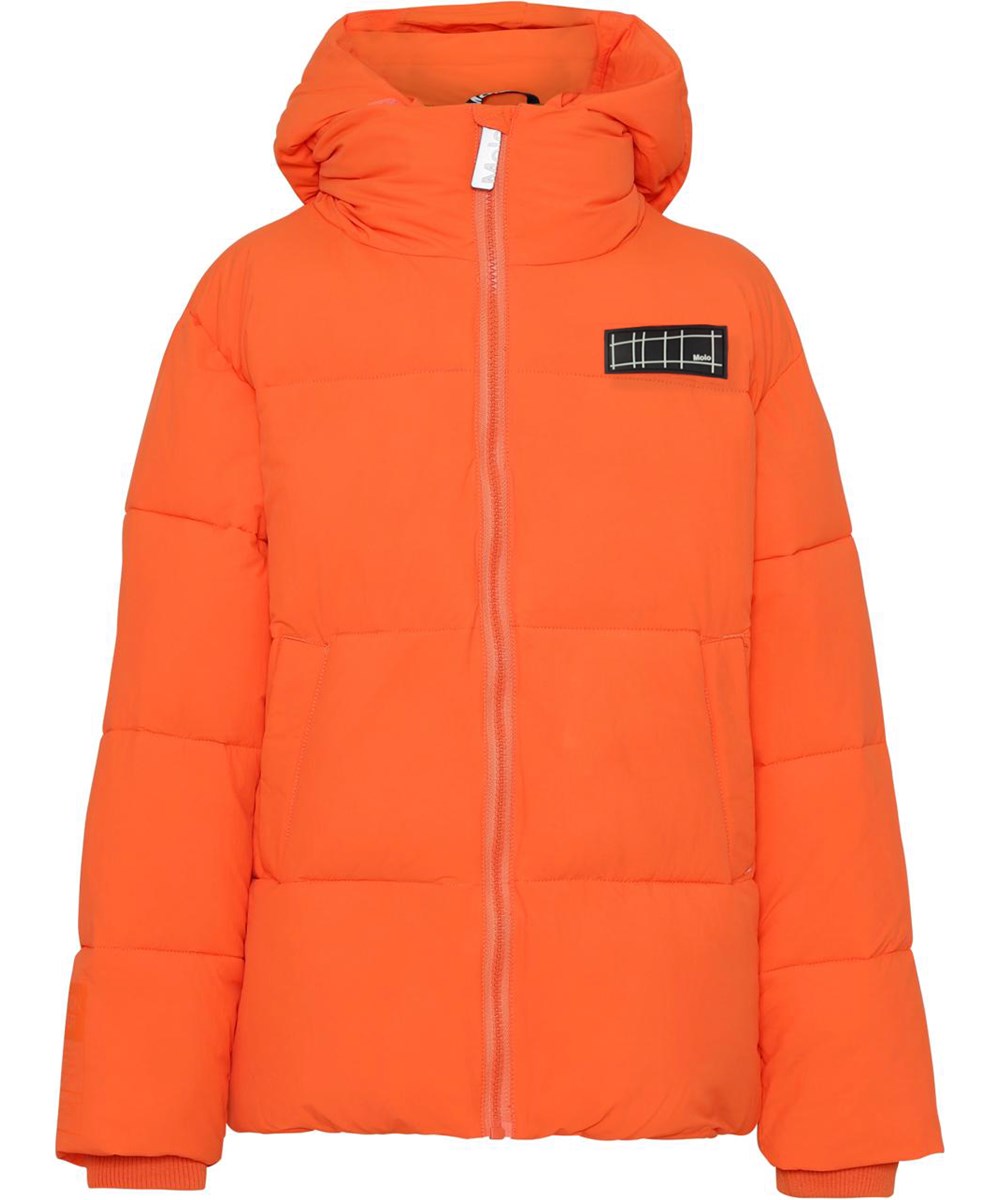 Hilo - Signal Orange - Recycled orange down winter jacket