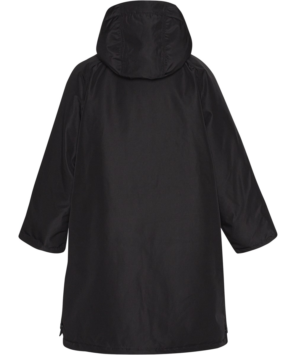 Hollah - Black - Black winter coat with hood