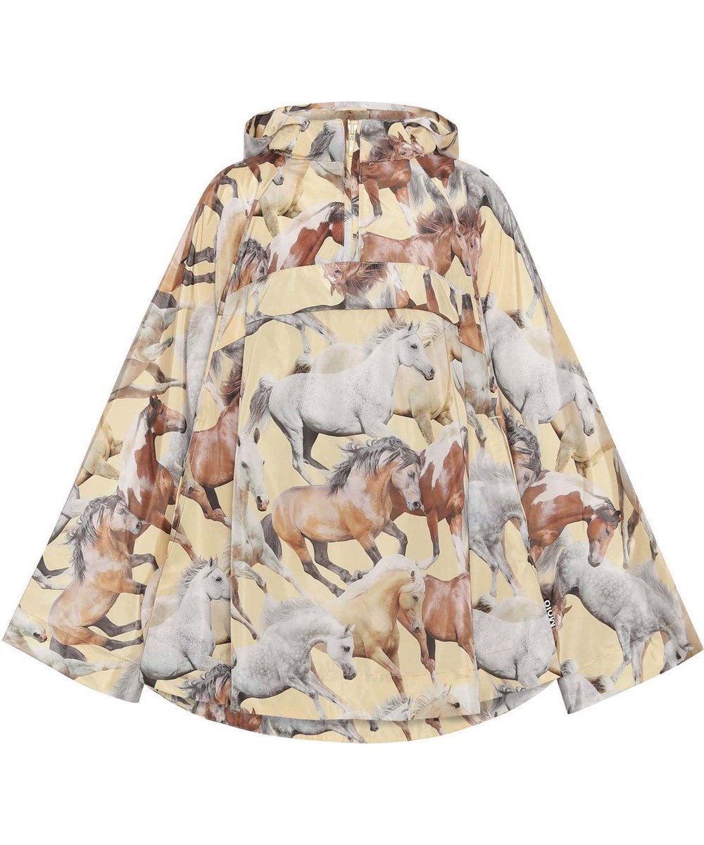 Hollis - Horse Dreams - Rain poncho with horse print.