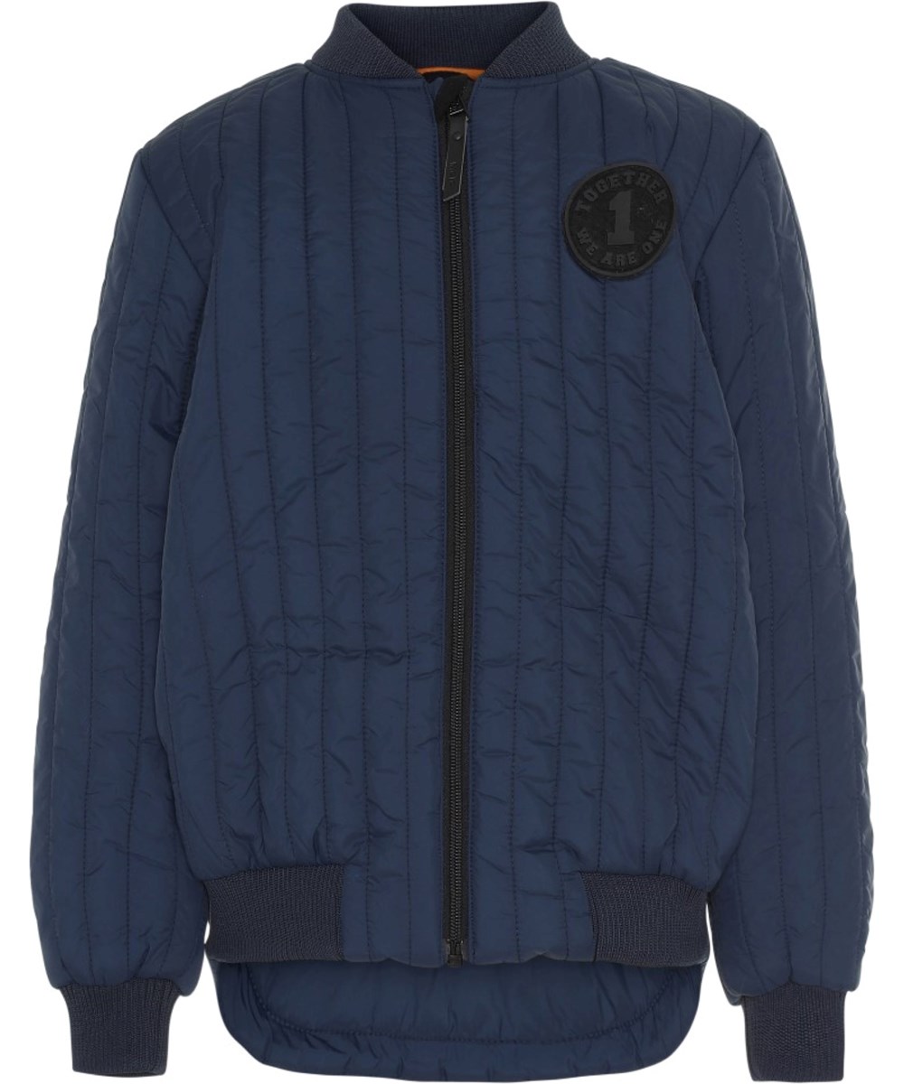 Hudson - Moonlit Ocean - Blue jacket with stitching 