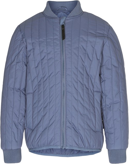 hugh - blue mirage - simple blue jacket with summer down