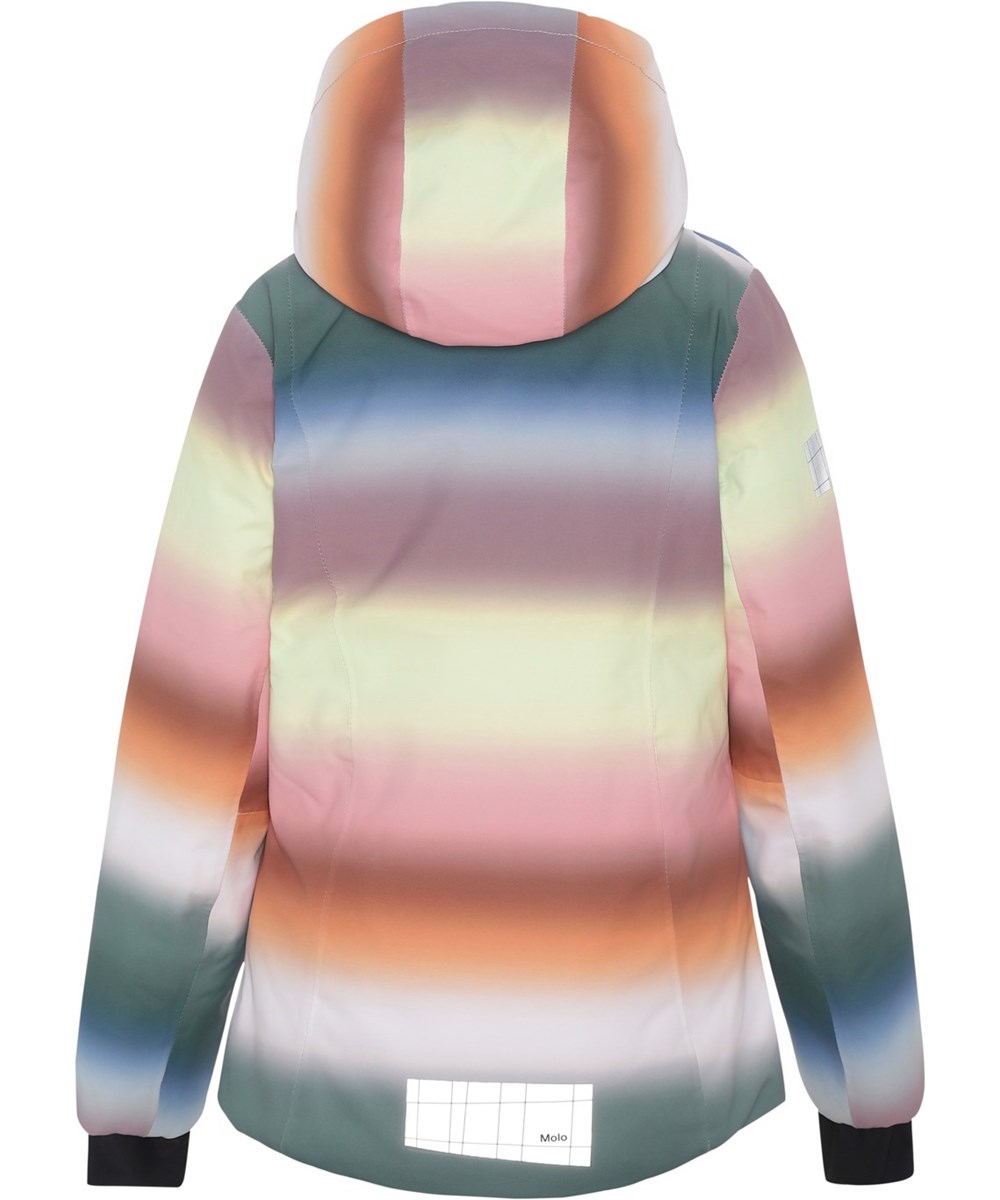 Pearson - Misty Rainbow - Waterproof and recycled ski jacket with rainbow print