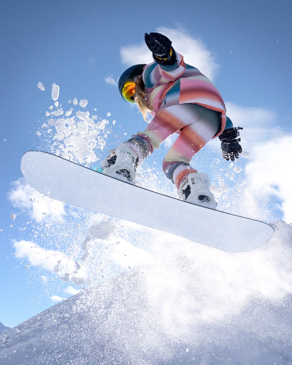 Pearson - Misty Rainbow - Waterproof and recycled ski jacket with rainbow print