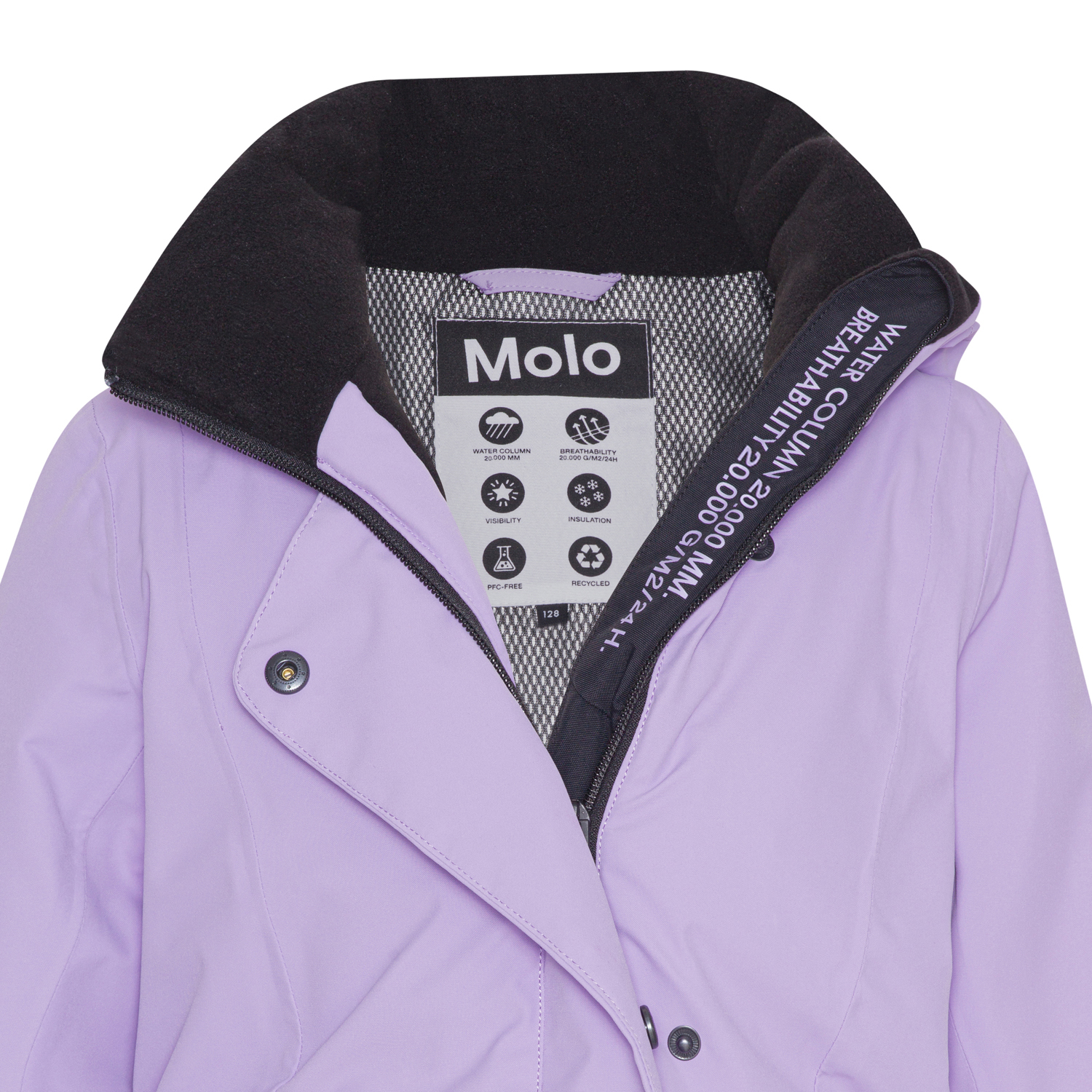【関税&送料込】Mm Studio Slate Wool Molo Coat MO&Co. Women's Wool Blend Hooded Midi Coat