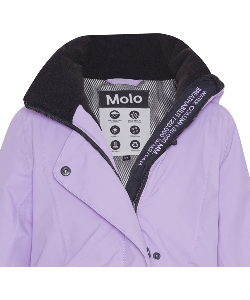 Pearson - Violet Sky - Recycled ski jacket in light purple