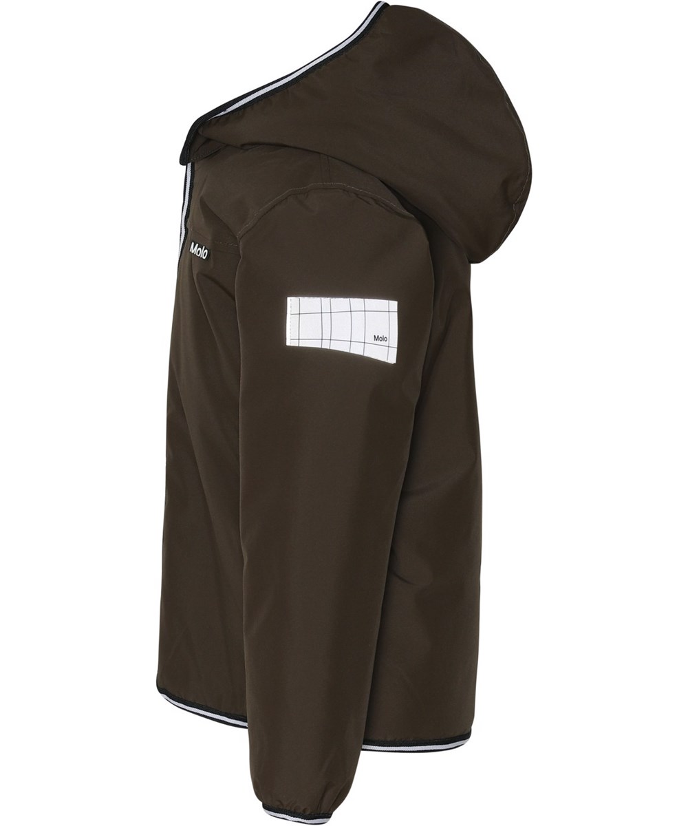 Winner - Deep Oak - Recycled brown lined waterproof jacket