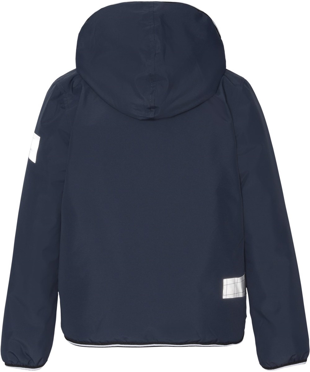 Winner - Galaxy Blue - Recycled dark blue lined waterproof jacket