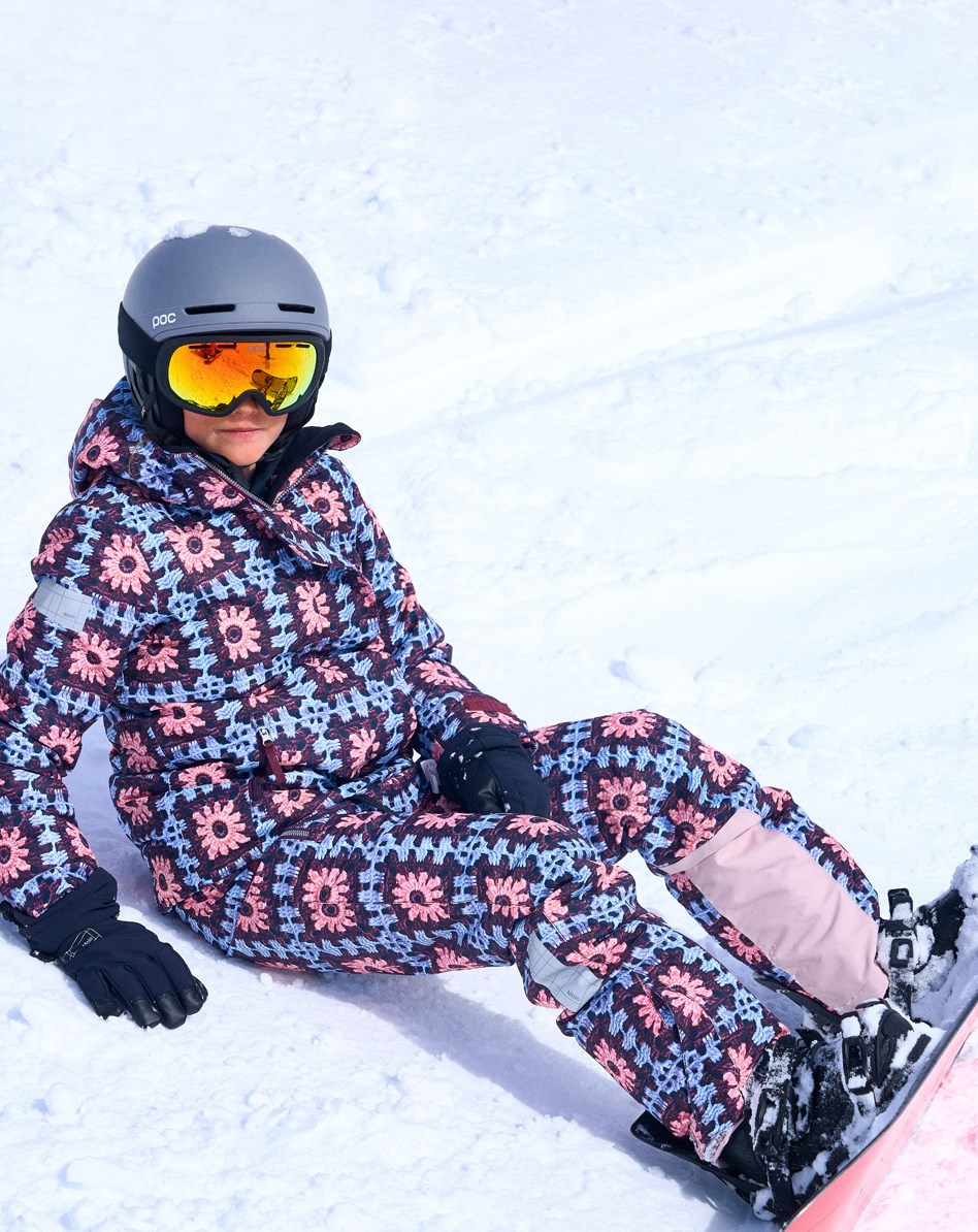 Jump Pro - Crochet - Recycled ski trousers with crochet print