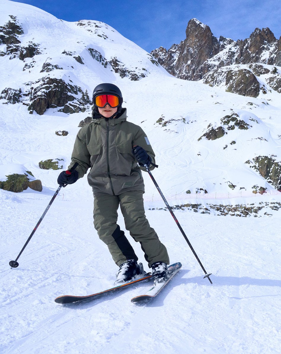 Jump Pro - Dusty Green - Recycled ski trousers in dark green