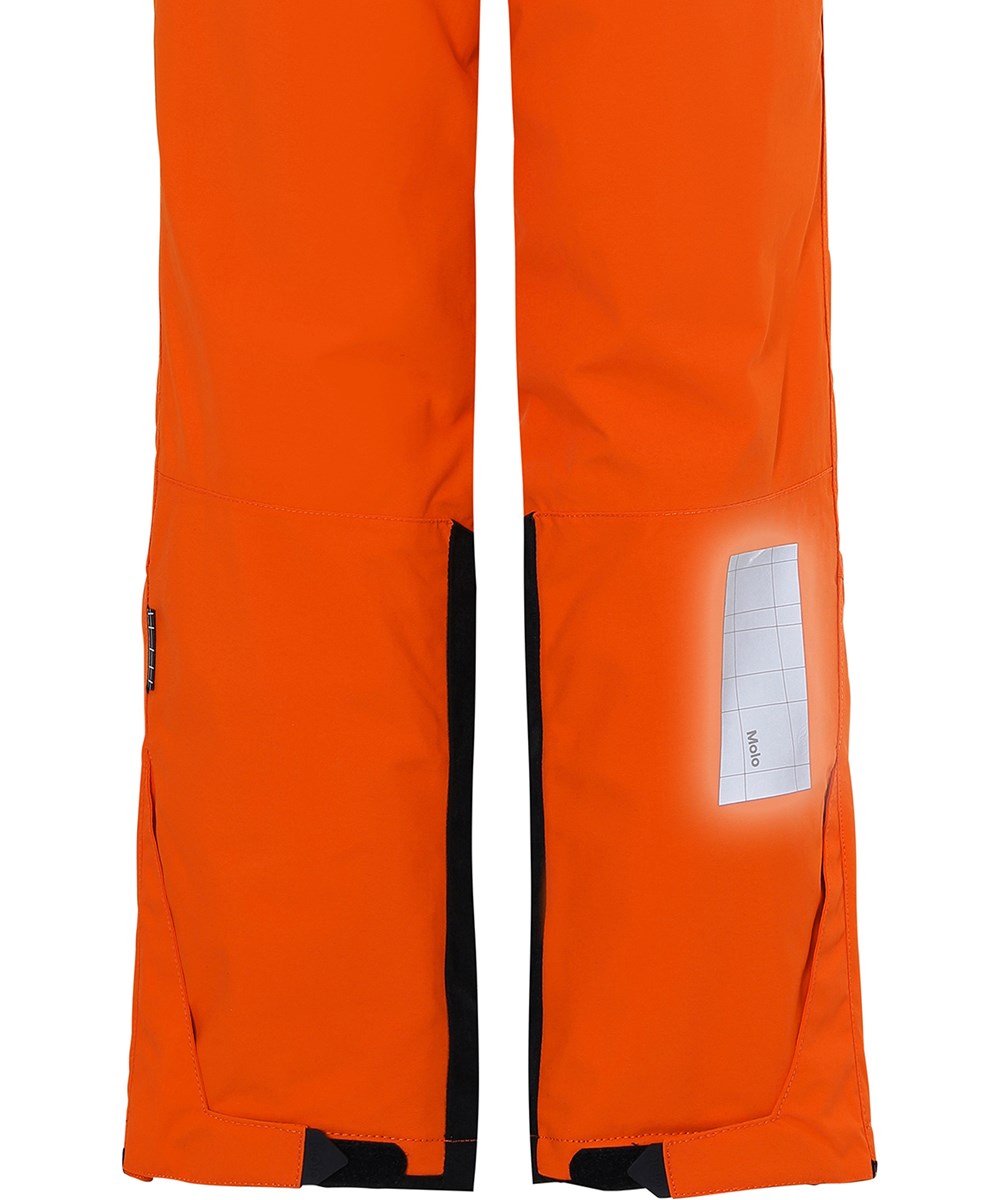Jump Pro Recycle - Flame - Recycled waterproof ski trousers in orange  