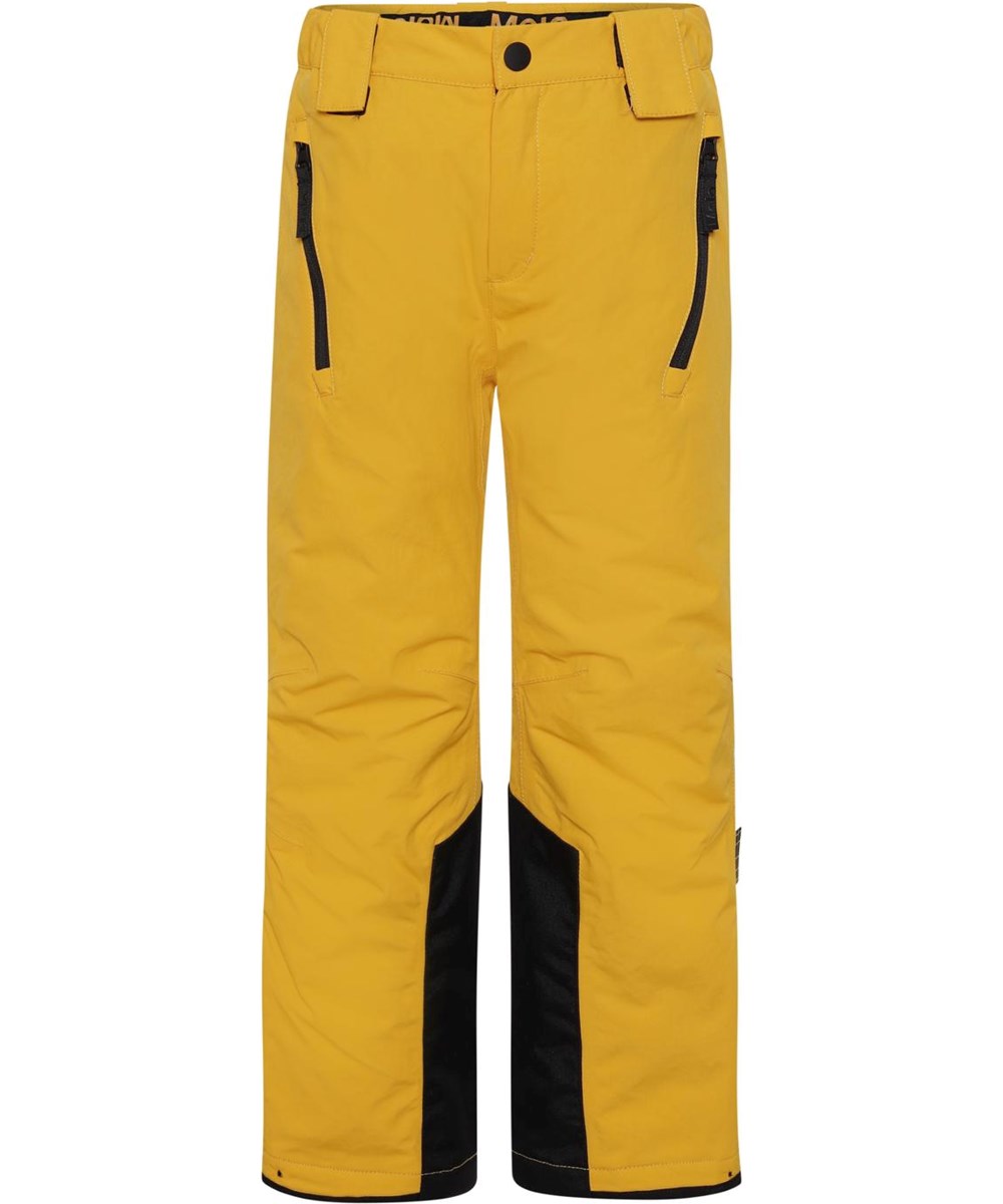 Jump Pro - Fire - Recycled ski trousers in yellow 