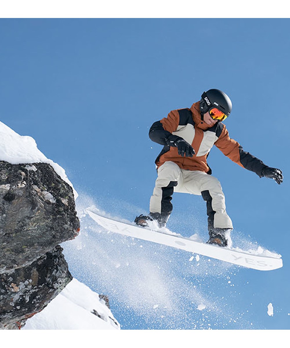 Jump Pro - Moon Sand - Recycled ski trousers in beige