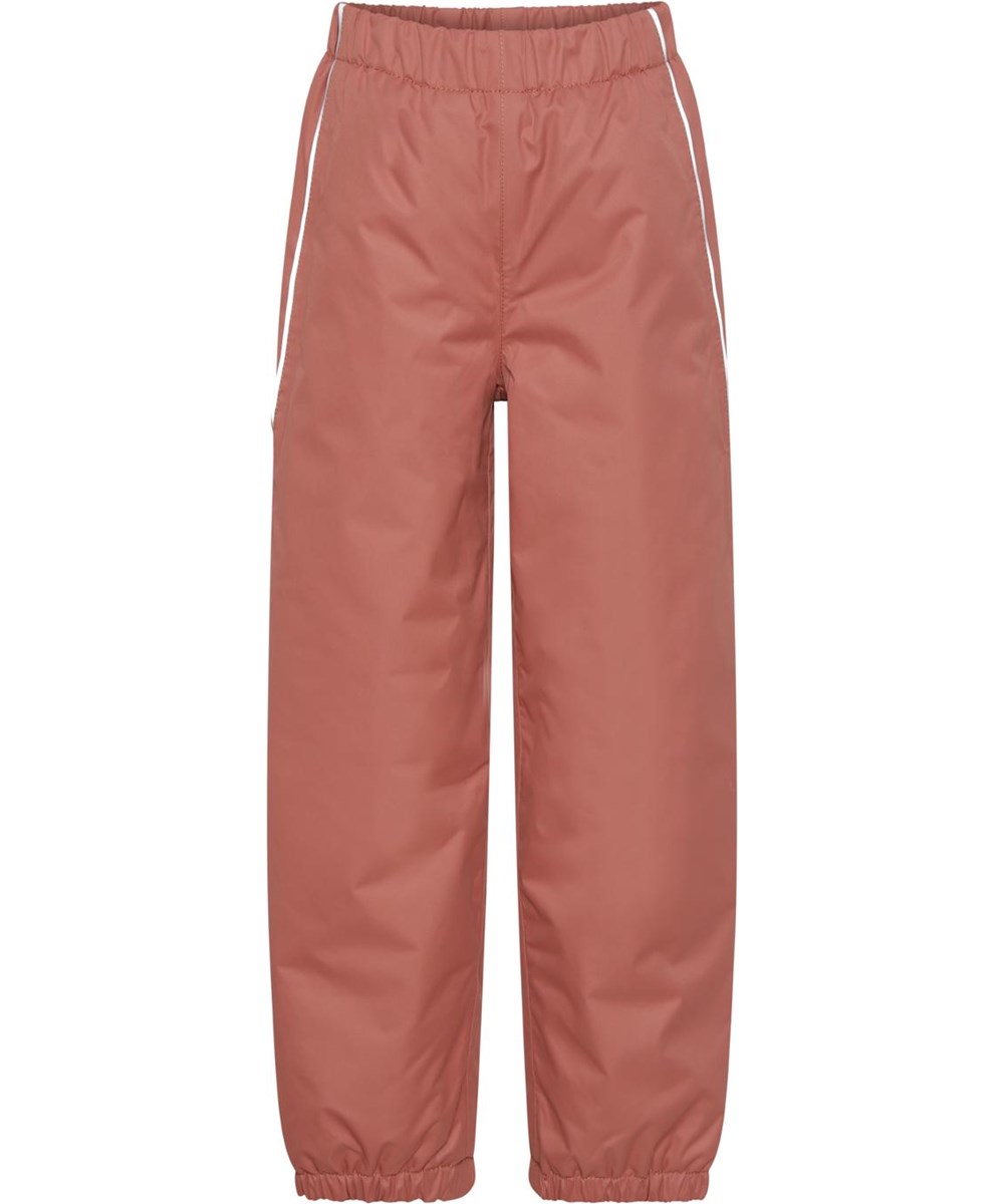 Paxton - Maple - Rosa recycled rain trousers 