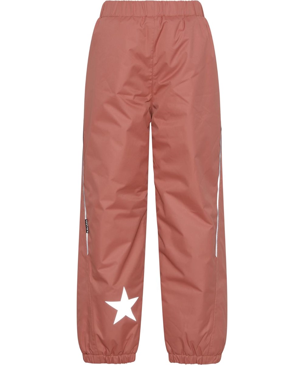 Paxton - Maple - Rosa recycled rain trousers 
