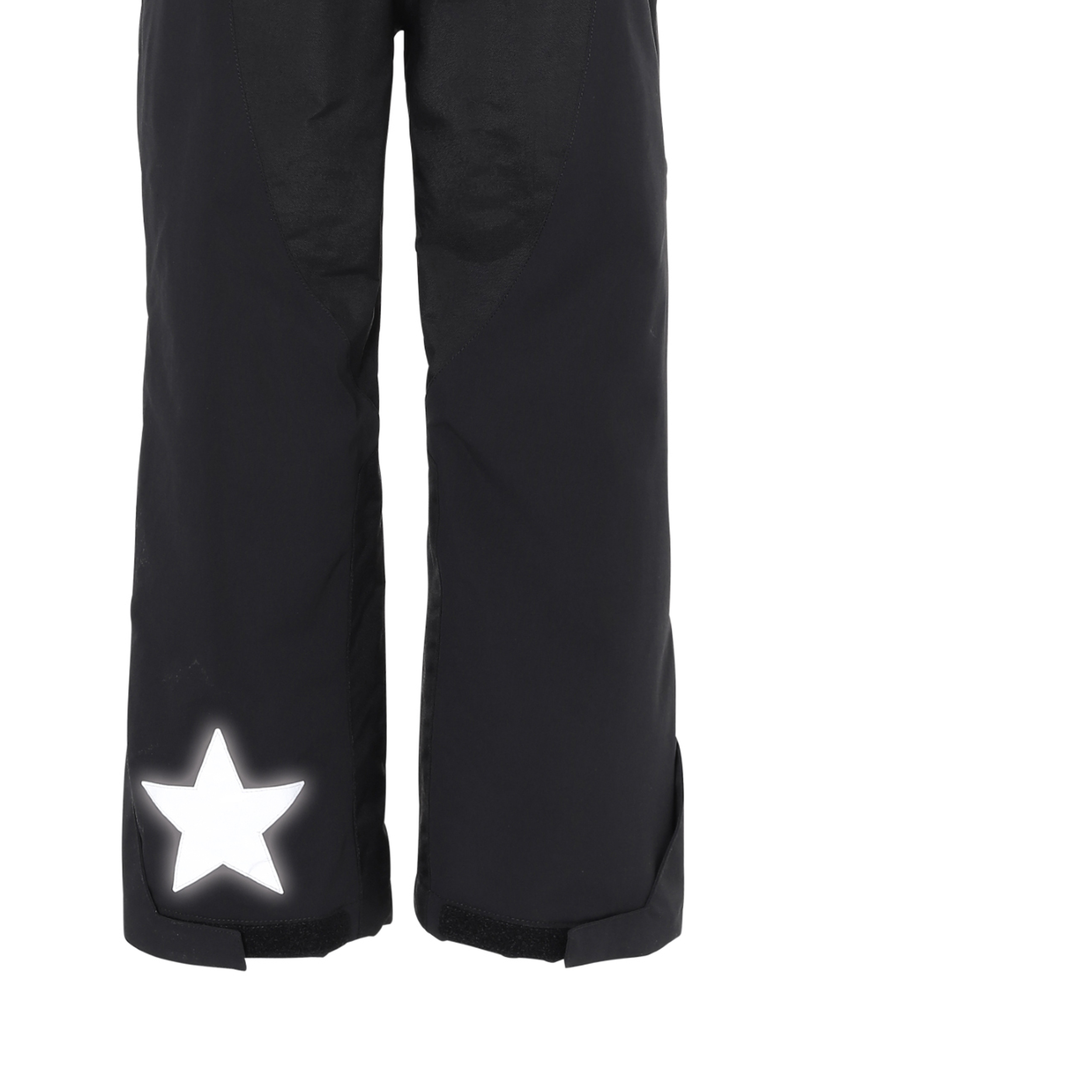 Play Pro Black Black waterproof ski trousers with braces Molo