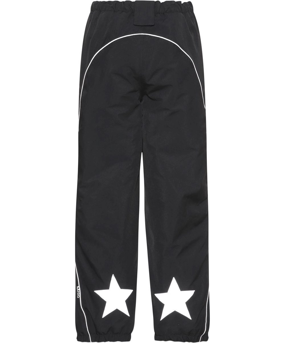 Pollux Active - Black - Recycled black waterproof ski trousers