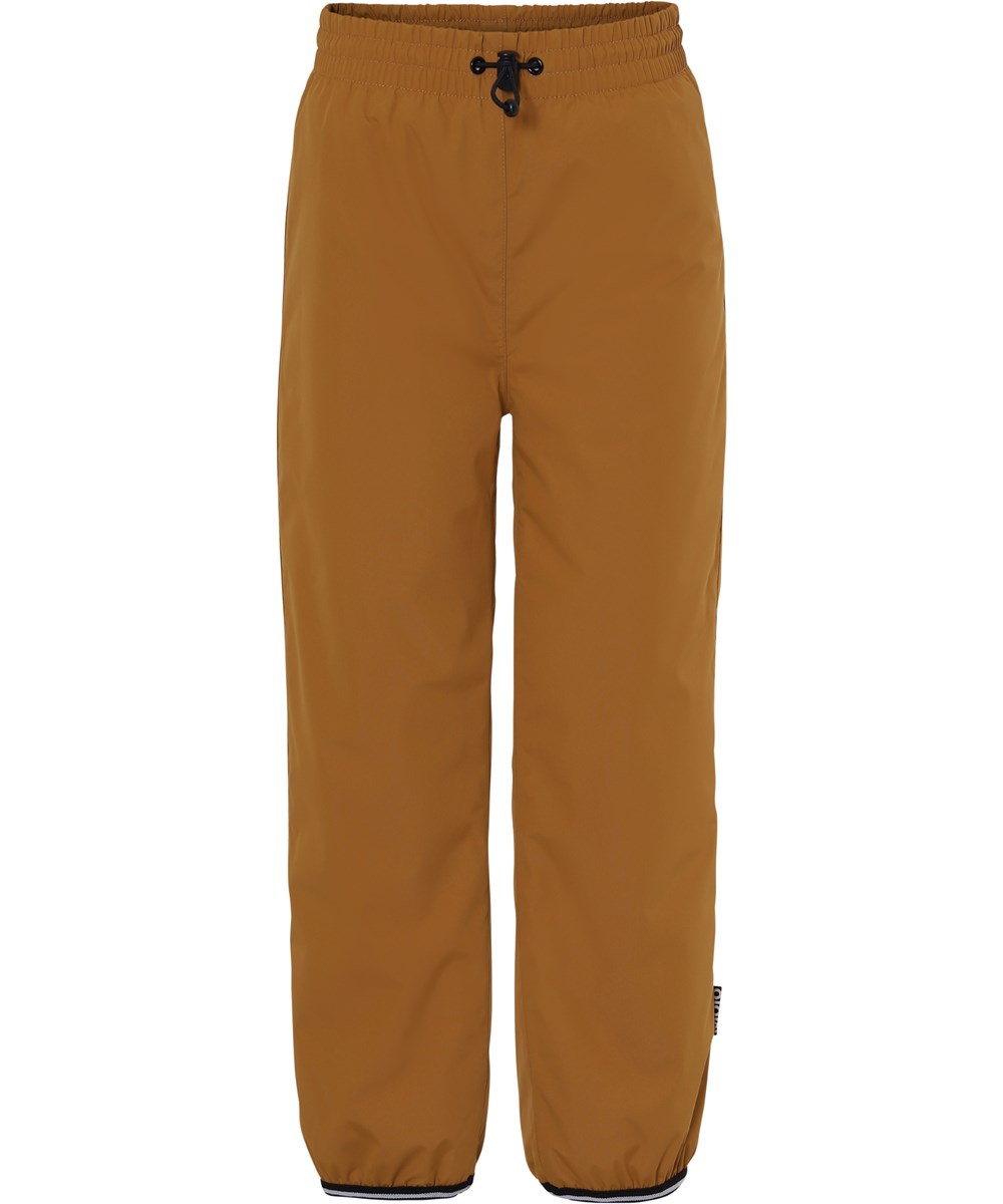 Wild - Autumn Leaf - Lined rain trousers in a mustard colour