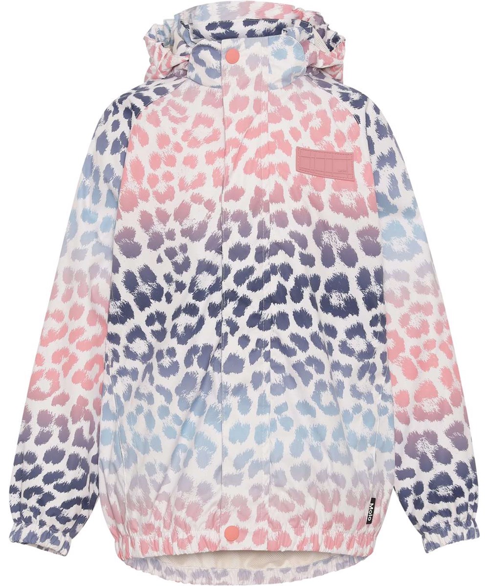Waiton - Jaguar Stripe - Lightweight and breathable rain jacket in multi-coloured animal print