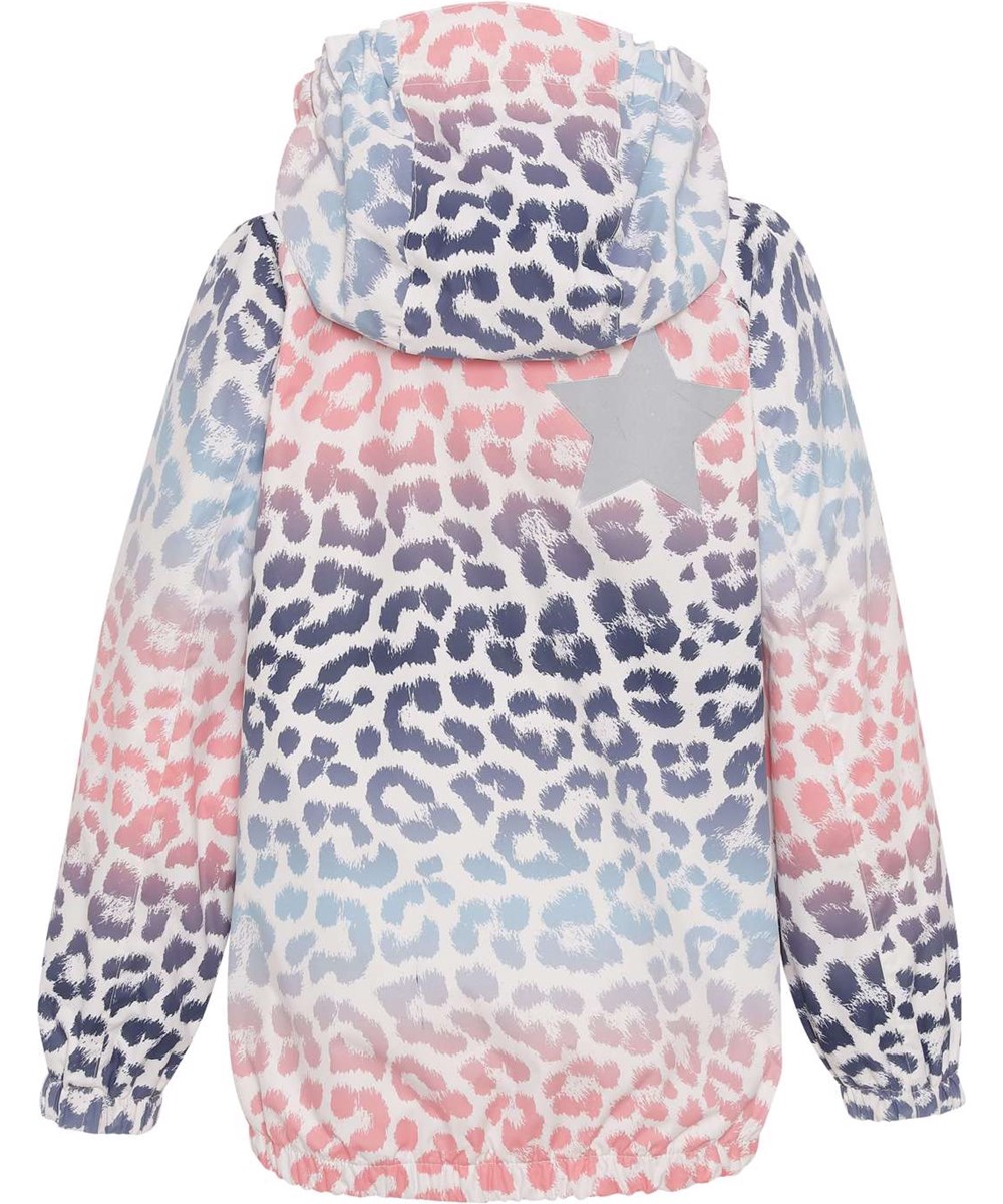 Waiton - Jaguar Stripe - Lightweight and breathable rain jacket in multi-coloured animal print