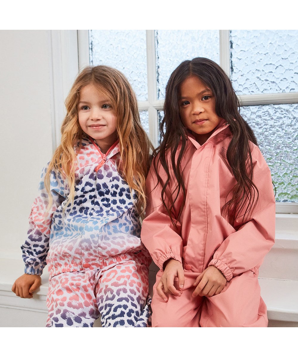 Waiton - Jaguar Stripe - Lightweight and breathable rain jacket in multi-coloured animal print
