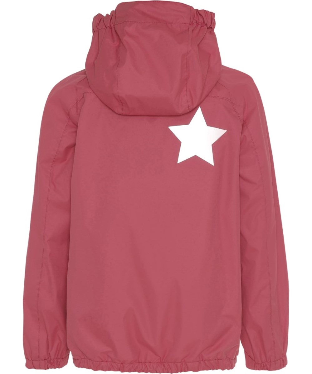 Waiton - Holly Berry - Rose-red rain jacket
