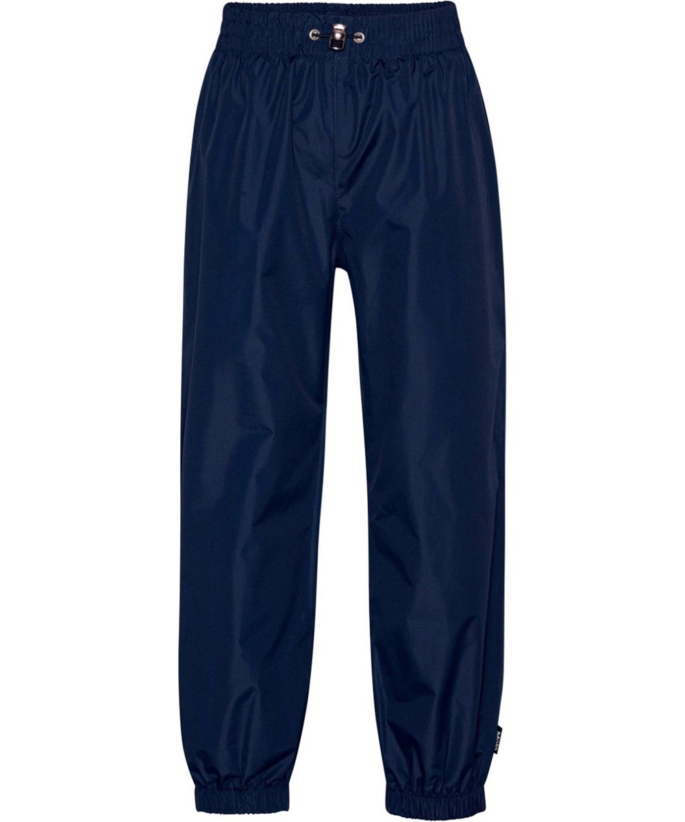 Waits - Universe - Dark blue, breathable rain trousers