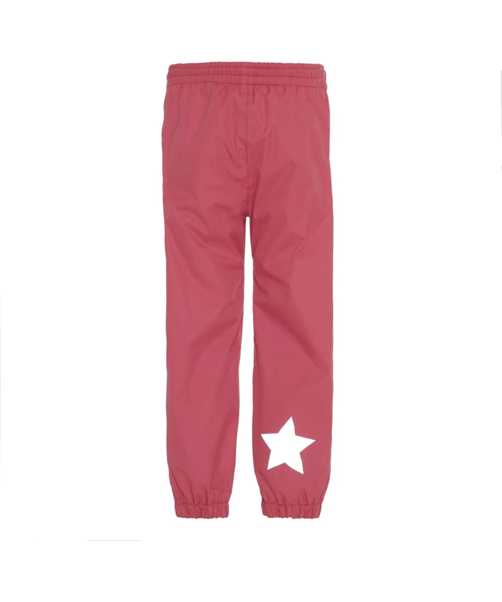 Waits - Holly Berry - Rose-red rain trousers