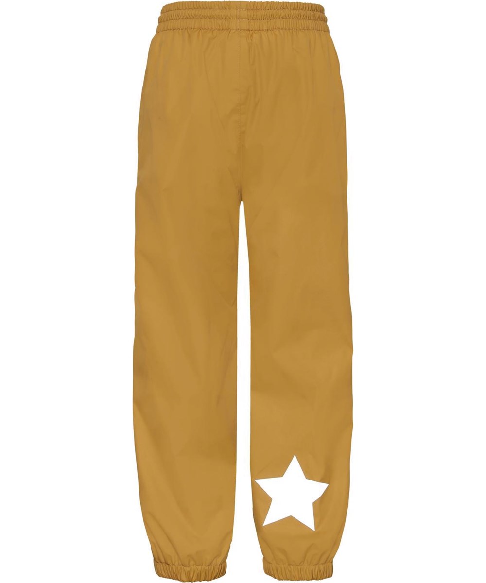 Waits - Honey - Golden rain trousers with star reflector