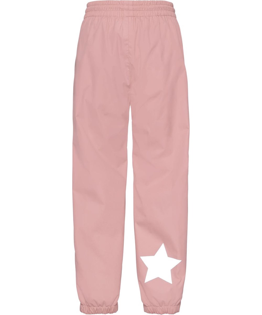 Waits - Rosequartz - Rose rain trousers with star reflector 