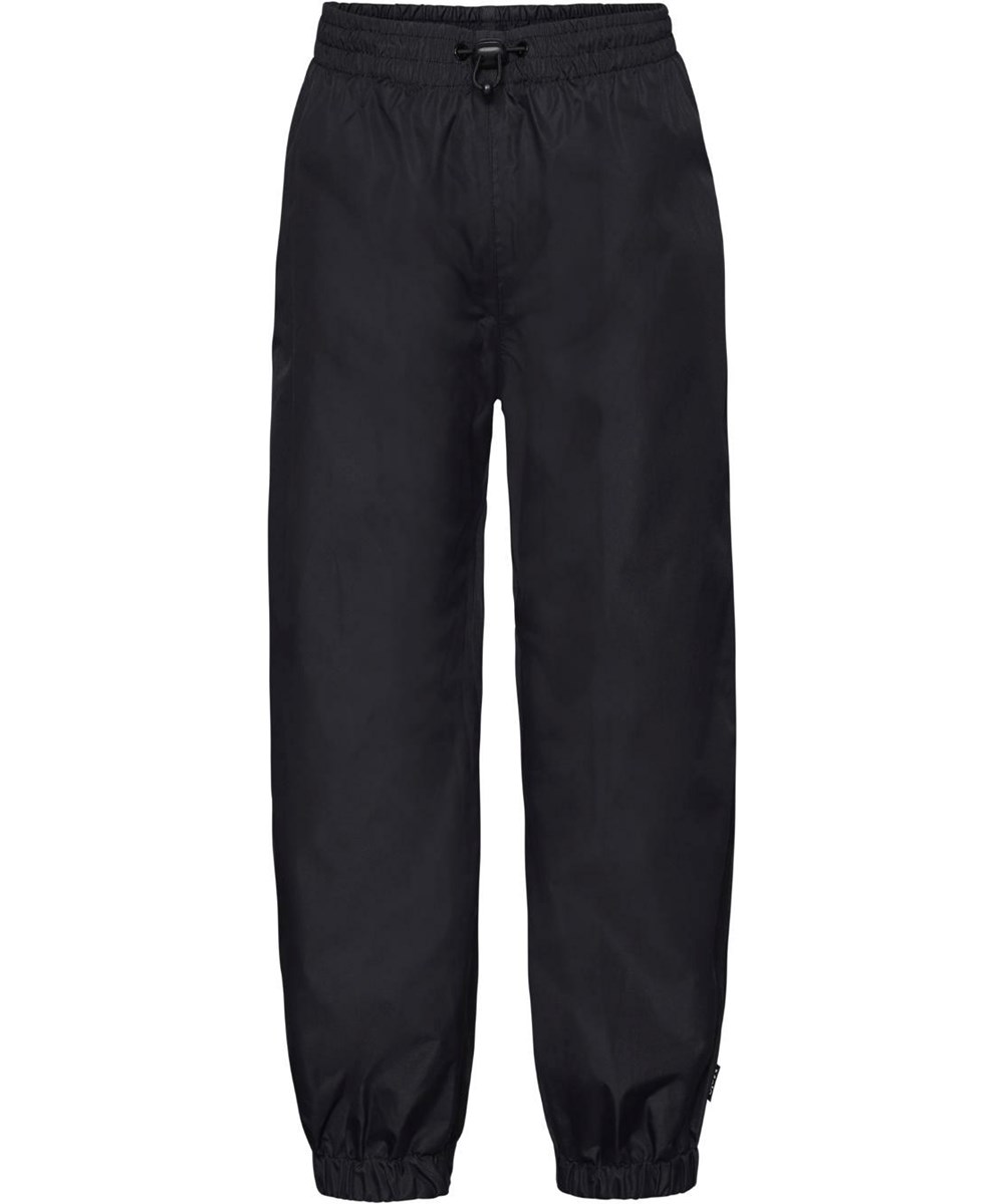 Whalley - Black - Black rainwear set with star reflector