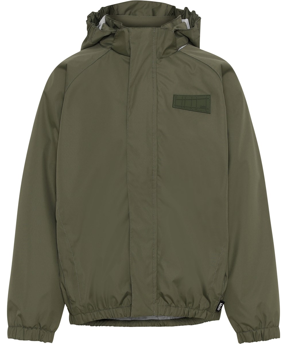 Whalley - Vegetation - Green rainwear set with star reflectors