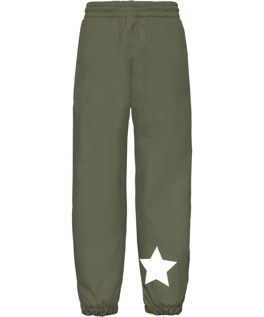 Whalley - Vegetation - Green rainwear set with star reflectors