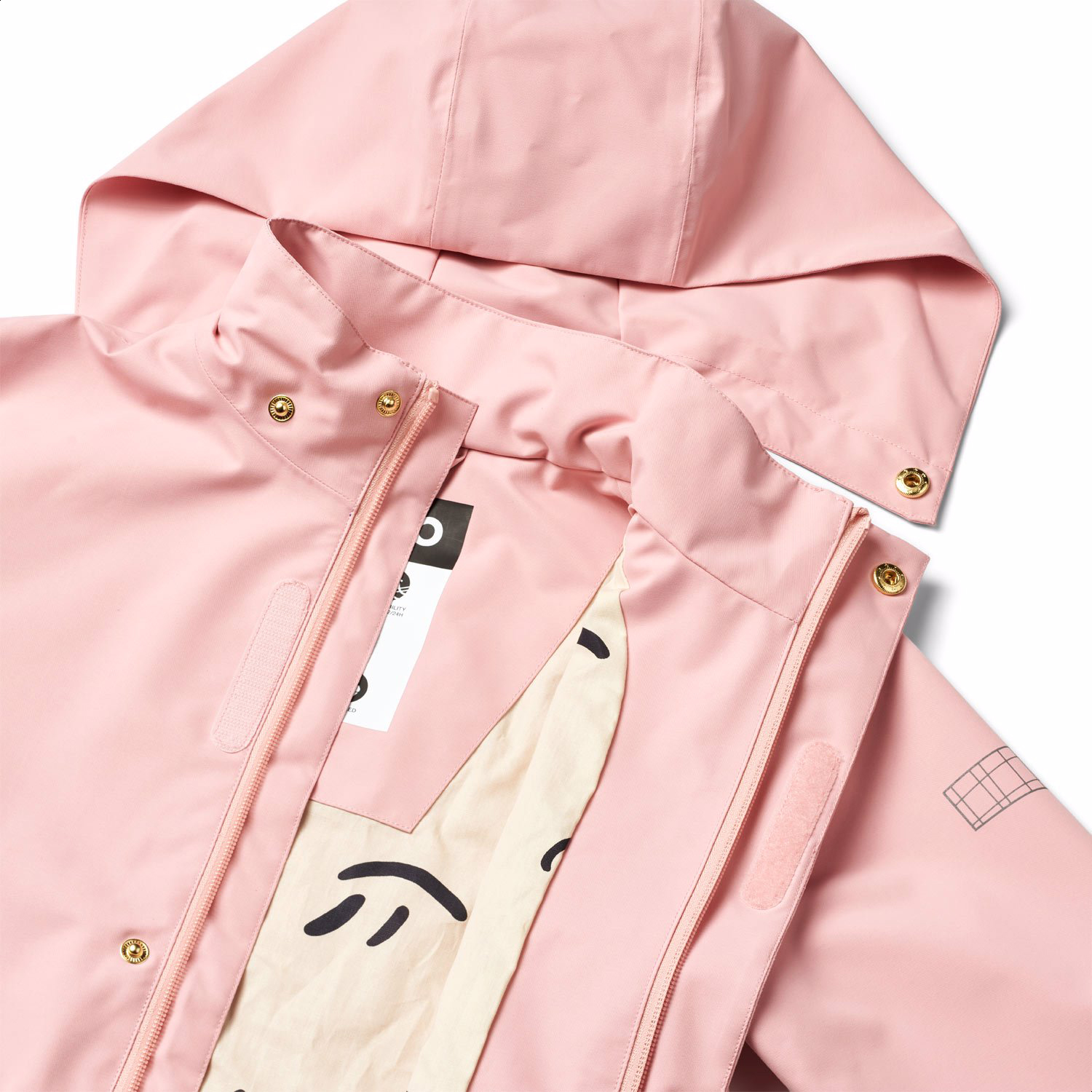 Windy - Rosequartz - Pink wind- and waterproof raincoat for