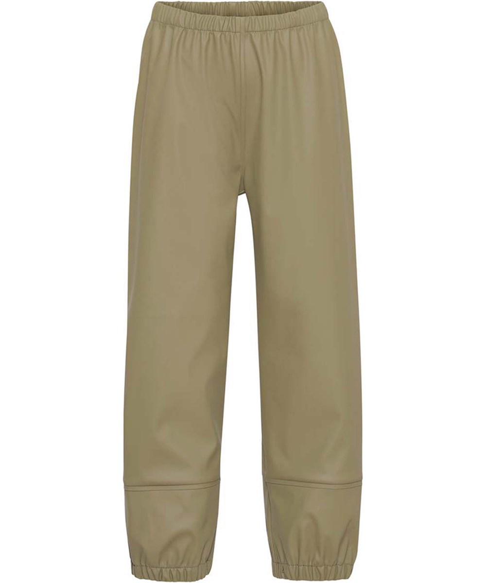 Zet - Khaki Green - Recycled rubber rainwear set in khaki