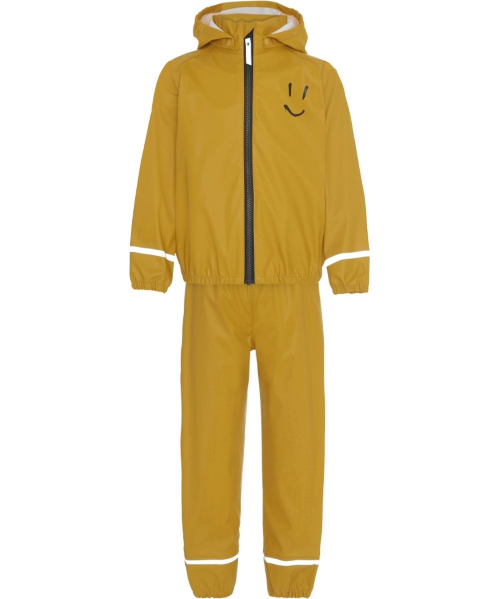 Zet - Nugget Gold - Yellow rain set with smiley