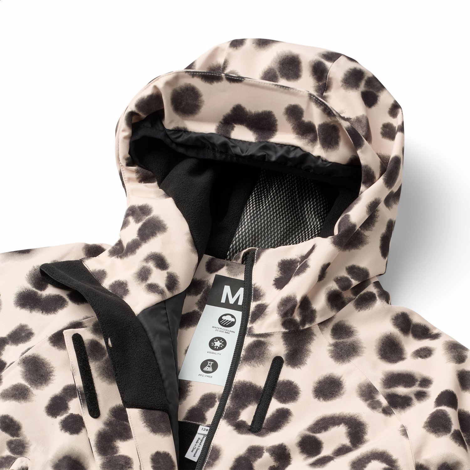 Hux - Snow Leo - Wind and waterproof jumpsuit in a unique leopard