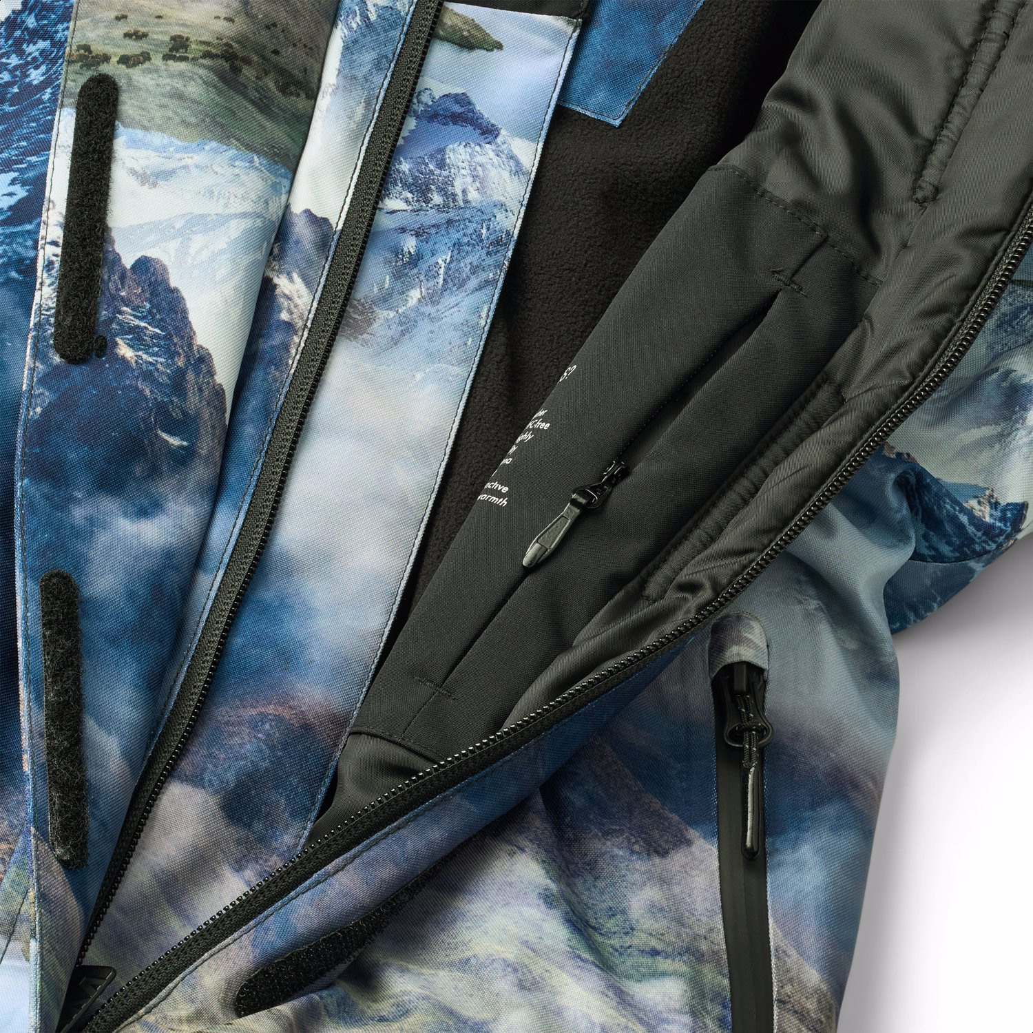 Hux - Snowy Mountains - Wind and waterproof jumpsuit with a